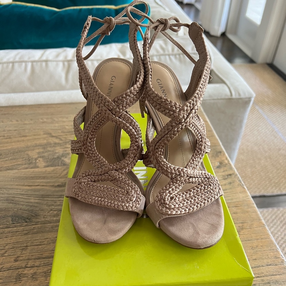 Gianni Bini Nude Sandals